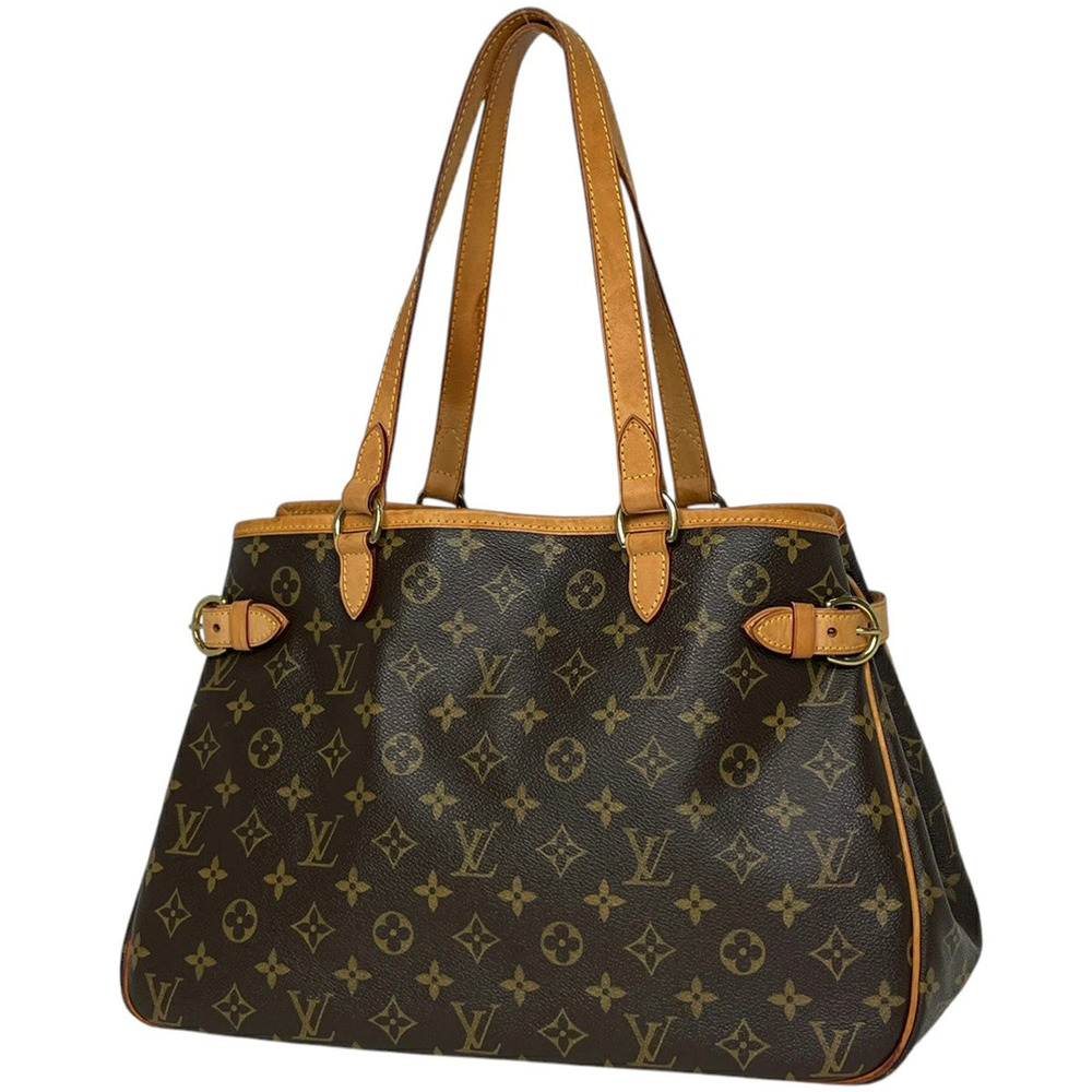 Louis Vuitton Batignolles Horizontal Shoulder Bag Tote Monogram Brown
